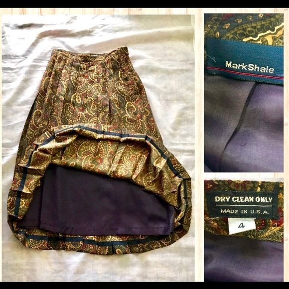 MARK SHALE A-Line Pleated Skirt - Picture 2 of 2